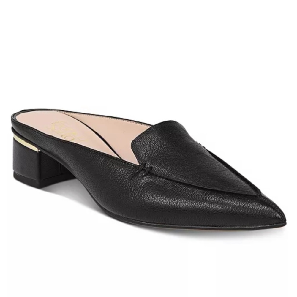Franco Sarto - black block heel mule. Size- 9.5